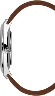 Saffiano herenhorloge Bruin OR71906 - maat