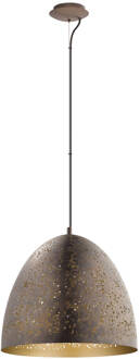 Safi Hanglamp - E27 - Ø 40,5 cm - Bruin, Goud