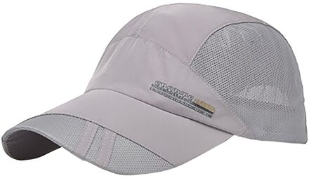 Sagace Cap Baseballfor Womne Mannen Outdoor Mesh Ademend Sport Hat Unisex Mode Suncreen Streetwear Snapback Hip Hop Hoed Grijs