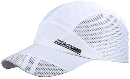 Sagace Cap Baseballfor Womne Mannen Outdoor Mesh Ademend Sport Hat Unisex Mode Suncreen Streetwear Snapback Hip Hop Hoed wit
