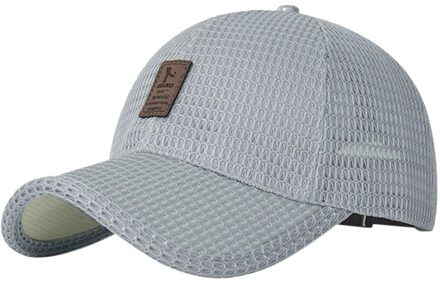 Sagace Hoeden Stijlvolle Mannen Solid Colid Mesh Ademend Outdoor Bescherming Zonnehoed Wilde Baseball Cap Шапка Женская Gorras Grijs