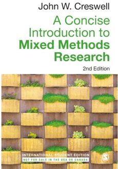 Sage A Concise Introduction To Mixed Methods Research - International Student Edition - Creswell, John W.
