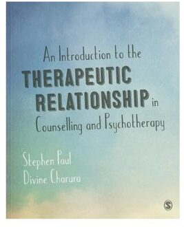 Sage An Introduction To The Therapeutic Relationship In Counselling And Psychotherapy - Paul