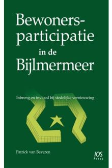 Sage Bewonersparticipatie in de Bijlmermeer - Boek Patrick van Beveren (9051995369)