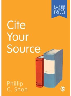 Sage Cite Your Source - Shon, Phillip C.
