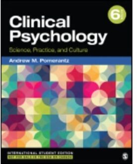 Sage Clinical Psychology - International Student Edition - Andrew M. Pomerantz