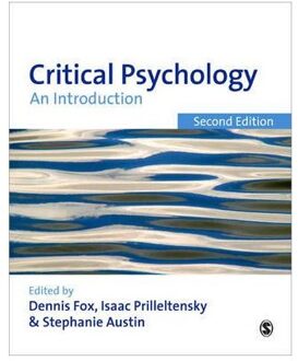 Sage Critical Psychology - (ISBN:9781847871732)