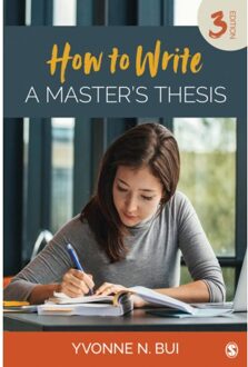 Sage How to Write a Master's Thesis