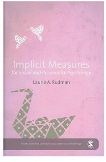Sage Implicit Measures For Social And Personality Psychology - Rudman, Laurie A.