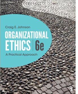 Sage Organizational Ethics - Craig E. Johnson