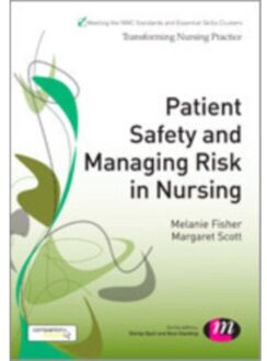 Sage Patient Safety And Managing Risk In Nursing - Fisher, Melanie