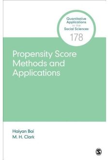 Sage Propensity Score Methods And Applications - Bai