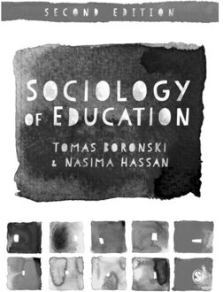 Sage Sociology Of Education - Boronski, Tomas