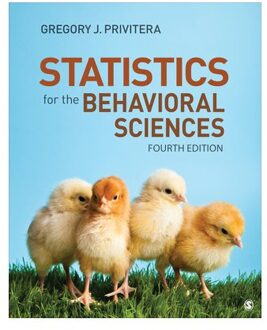 Sage Statistics For The Behavioral Sciences - Privitera, Gregory J.