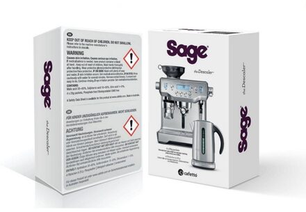 Sage THE DESCALER POWDER Koffie accessoire Wit