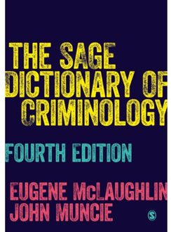 Sage The SAGE Dictionary of Criminology