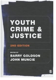 Sage Youth Crime And Justice - Goldson