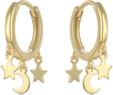 Saifily 925 Sterling Zilveren Oorbellen Goud