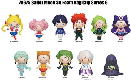 Sailor Moon 3D PVC Bag Clips Series 6 Display (24)
