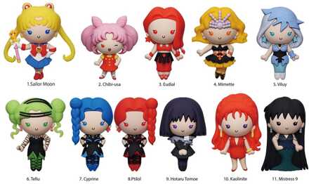 Sailor Moon 3D PVC Bag Clips Series 8 Display (24)
