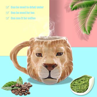 Saintgace 3D Leuke Cartoon Dier Water Cup Keramische Thee Koffie Kopjes En Mokken Stereo Vision Paar Mok Drinkware Tazas B