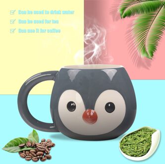 Saintgace 3D Leuke Cartoon Dier Water Cup Keramische Thee Koffie Kopjes En Mokken Stereo Vision Paar Mok Drinkware Tazas
