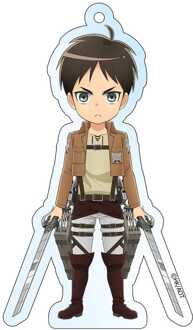 Sakami Merchandise Attack on Titan Acrylic Keychain Eren Holographic 8 cm