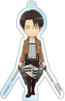 Sakami Merchandise Attack on Titan Acrylic Keychain Levi Holographic 8 cm