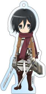 Sakami Merchandise Attack on Titan Acrylic Keychain Mikasa Holographic 8 cm