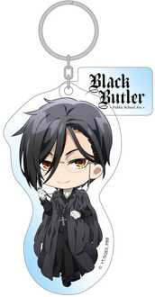 Sakami Merchandise Black Butler: Public School Arc Acrylic Keychain Sebastian 8 cm