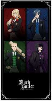 Sakami Merchandise Black Butler: Public School Arc Towel The Prefect Four / P4 150 x 75 cm