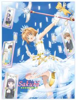 Sakami Merchandise Card Captor Sakura: Clear Card blanket Sakura 120 x 160 cm