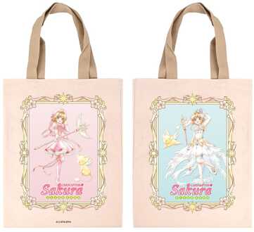 Sakami Merchandise Cardcaptor Sakura Clear Card PVC Tote Bag Sakura & Kero-chan
