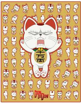 Sakami Merchandise Dandadan blanket Turbo Granny (Maneki-neko) 120 x 153 cm
