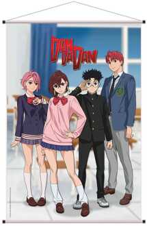 Sakami Merchandise Dandadan Wallscroll Ghosts, Aliens & Homework 60 x 90 cm