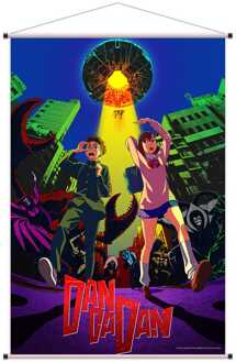 Sakami Merchandise Dandadan Wallscroll Okarun & Momo 60 x 90 cm