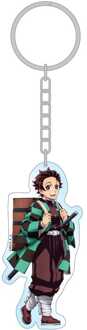 Sakami Merchandise Demon Slayer: Kimetsu no Yaiba Acrylic Keychain Tanjiro Holographic 8 cm