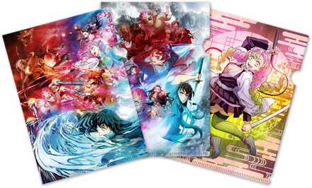 Sakami Merchandise Demon Slayer: Kimetsu no Yaiba Clearfile 3-Set 01