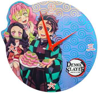 Sakami Merchandise Demon Slayer: Kimetsu no Yaiba Wall Clock Holographic
