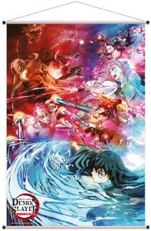 Sakami Merchandise Demon Slayer Wallscroll Swordsmith Village Arc Ver. B 60 x 90 cm
