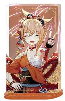 Sakami Merchandise Genshin Impact Acryl Ornament with Glitter: Yoimiya 11 cm