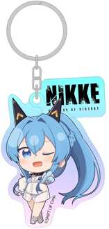 Sakami Merchandise Goddess of Victory: Nikke Acrylic Keychain Helm Holographic 7 cm