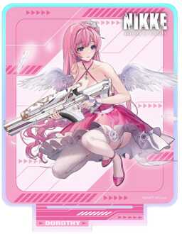 Sakami Merchandise Goddess of Victory: Nikke Crouching Series Acrylic Stand Dorothy Holographic 14 cm