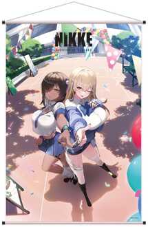 Sakami Merchandise Goddess of Victory: Nikke Wallscroll Naga & Tia 60 x 90 cm