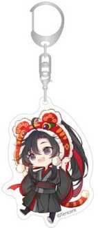 Sakami Merchandise Grandmaster of Demonic Cultivation Acrylic Keychain Wei Wuxian Chibi Style 7 cm