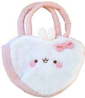 Sakami Merchandise Molang Tote Bag Fluffy Heart