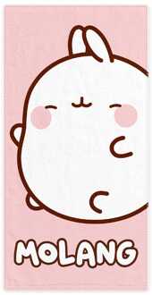 Sakami Merchandise Molang Towel Pink 150 x 75 cm