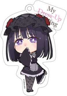 Sakami Merchandise My Dress-Up Darling Acrylic Keychain Marin Shizuku Cosplay Chibi Style 8 cm