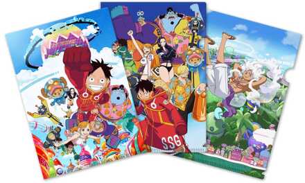 Sakami Merchandise One Piece Clearfile 3-Set Egghead Saga