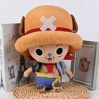 Sakami Merchandise One Piece Plush Figure Chopper x Ruffy New World Ver. 25 cm